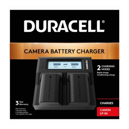 Duracell DRC6103 - ładowarka dwukanałowa do akumulatorów Canon LP-E6N_Opakowanie_1